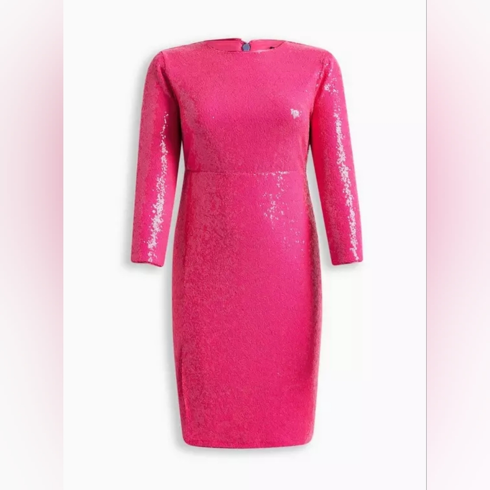 NWT Torrid At The Knee Sequin Strong Shoulder Dress